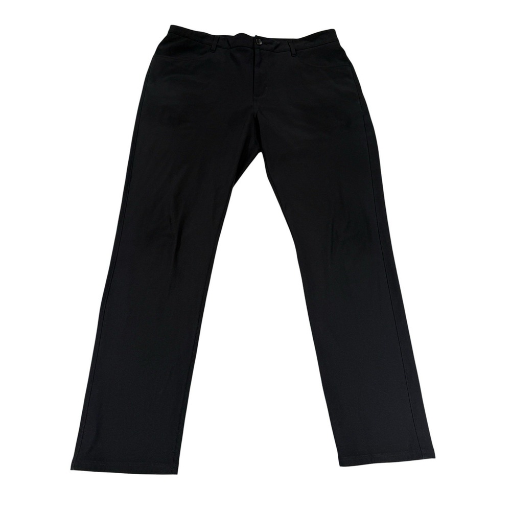 Vuori Meta Pants Men's 36 Slim Fit Stretch Performance V430 Casual Preppy Black